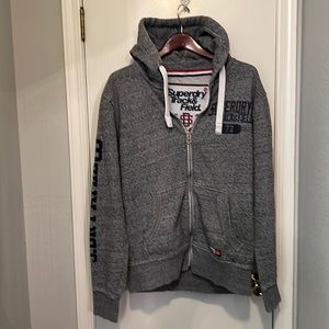 Grey Super Dry Track Jacket